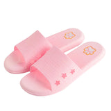 Women Lattice Flat Bath Slippers Summer Sandals Indoor & Outdoor Slippers