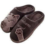 Men Women Slippers Winter House Cartoon Anti slip Slippers