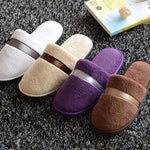 Thick non disposable slippers home hospitality cotton slippers